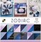 STACKS - DCWV - 12 X 12 - ZODIAC - HOLOGRAPHIC FOIL - DOUBLE SIDED (36 SHEETS) PS-005-00600